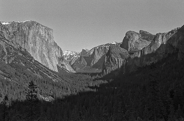 Yosemite Valley dull spring afternoon