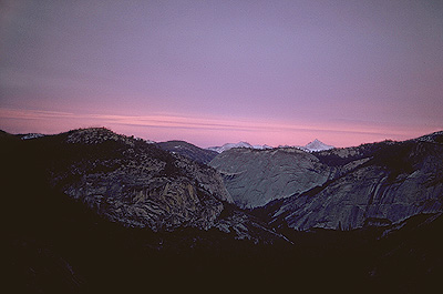 Little Yosemite Valley, dusk