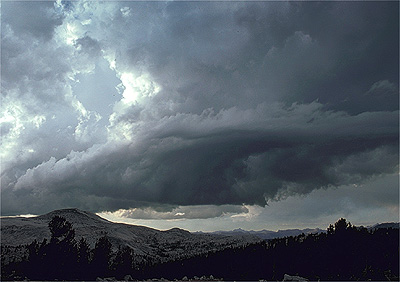 Rafferty Creek, afternoon storm