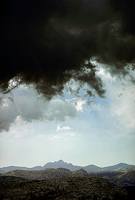 Rafferty Creek, afternoon storm