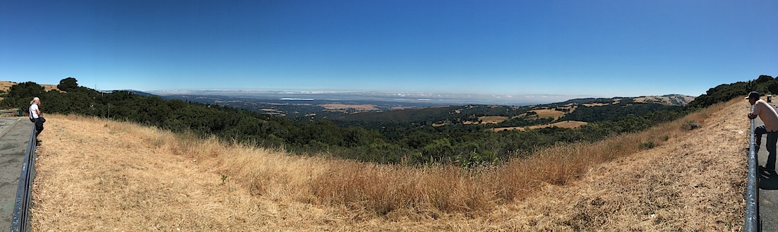 Russian Ridge vista in sun